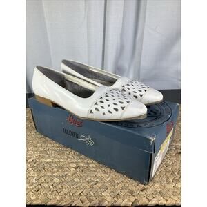 G.H Bass&Co Tailored Carbo White 1” Flats